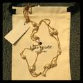 Kate Spade Jewelry | Kate Spade Pearls Of Wisdom Long Chain Necklace | Color: Cream/Gold | Size: Os