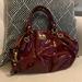 Coach Bags | Coach Burgundy Patent Leather Sophia Satchel | Color: Red | Size: Os