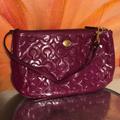 Coach Bags | Nwot Coach Large Burgundy Wristlet | Color: Purple/Red | Size: Large