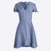 J. Crew Dresses | J Crew Chambray Faux Wrap Dress | Color: Blue | Size: 0