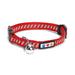 Traffic Red Reflective Safety Buckle Removable Bell Kitten or Cat Collar