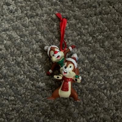 Disney Holiday | Disney Chip & Dale Ornament | Color: Brown/Red | Size: Os