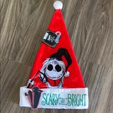 Disney Holiday | Nightmare Before Christmas Disney Santa Hat Jack | Color: Red/White | Size: Os