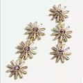 J. Crew Jewelry | J Crew Sundrenched Violet Color Block Earrings Nwt | Color: Gold/Purple | Size: Os