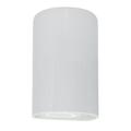 Orren Ellis Aireal 1 - Bulb 12.5" H Integrated LED Outdoor Flush Mount Ceramic in White | 12.5 H x 7.75 W x 4 D in | Wayfair