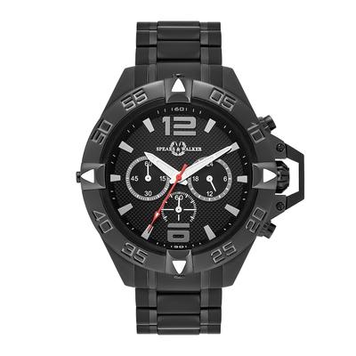 Spears & Walker - Quarzuhr Varus II in Schwarz Edelstahl in Schwarz Herrenuhren 1 ct Herren (118.99 € / 1 ct)