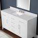 Gracie Oaks Tahoe 60" Single Bathroom Vanity Set Marble in White | 33.7 H x 60 W x 20.63 D in | Wayfair A621B69568F04B65987A9EFA27307B67