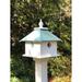 Darby Home Co Symone 19 in x 15 in x 19 in Birdhouse Plastic/Metal in Blue | 18.625 H x 15 W x 19 D in | Wayfair D616CC7E450E40CF90548D60FFD8B3DE