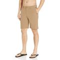 Quiksilver Men's Union Amphibian Hybrid 20 Inch Outseam Short Casual, Plage Solid, 32