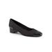 Women's Daisy Block Heel by Trotters in Black Vegan (Size 6 1/2 M)