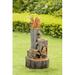 Millwood Pines Harrill Resin/Fiberglass Playing Squirrels Water Fountain | 29.9 H x 14 W x 14 D in | Wayfair E9EDD58607BE41C88BA1ED15D18129BD