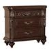 Astoria Grand Zeynep 3 - Drawer Nightstand in Wood in Brown | 29 H x 17 W x 30 D in | Wayfair 581572EAE6E04168AD678A9A81BDB51B