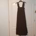 Free People Dresses | Free People Ruffle Open Tie Black Maxi Dress | Color: Black | Size: S