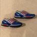 Adidas Shoes | Adidas Zx Marathon Men’s Shoes Size 6, Women’s 7.5 | Color: Blue/Red/Silver | Size: 7.5
