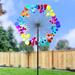Exhart Giant Multicolor Kinetic Starry Night Metal Wind Spinner Garden Stake, 24 by 85 Inches Metal, Size 84.0 H x 24.0 W x 24.0 D in | Wayfair