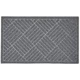 Latitude Run® Charnell Non-Slip Doormat for Entry, 18" x 30", Waterproof, Mat Synthetics/Rubber in Black | Wayfair D2430FDE8E9B4E8A8D20D7A6EF0D237F