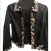 Anthropologie Jackets & Coats | Anthropologie Embroidered Poplin Bolero Jacket Szs | Color: Black | Size: S