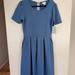 Lularoe Dresses | Lularoe Amelia Dress | Color: Blue | Size: Xl