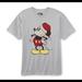 Disney Shirts | Disney Mickey Santa Tee Nwot | Color: Gray | Size: L