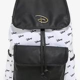 Disney Bags | Disney Mickey Mouse Logo Slouch Backpack New | Color: Black/White | Size: Os