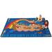 Blue 72 x 0.218 in Area Rug - Carpets for Kids Value PLUS™ Area Rug Nylon | 72 W x 0.218 D in | Wayfair 74013