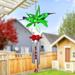 Exhart Metallic Hummingbird Whirligigs Spinning Windchime, 13 by 24 Inches Resin/Plastic | 5.91 H x 12.52 W x 10.71 D in | Wayfair 40294-RS