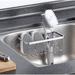 SunnyPoint Deluxe Stainless Steel Sponge Holder Stainless Steel in Gray | 7.48 H x 3.11 W x 2.8 D in | Wayfair WF-HL-SINK-01SN