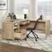 Red Barrel Studio® Bobby-Ray L-Shape Desk Wood in Black/Brown | 29.921 H x 58.465 W x 58.425 D in | Wayfair C4416D3780B74A878DEFFA8EB0AD8EFD