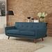 Engage Upholstered Fabric Loveseat by Modway Polyester in Blue | 32.5 H x 78 W x 33 D in | Wayfair EEI-1179-AZU