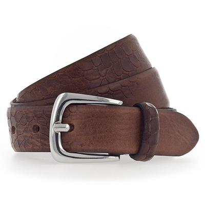 b.belt Charlisa Gürtel Leder 75 cm Braun Damen