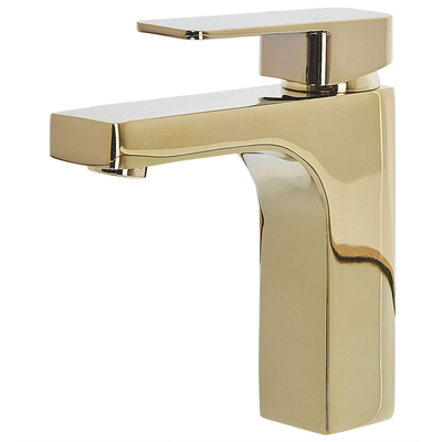 Wasserhahn Gold aus Messing Badezimmer/ Armaturen/ Badarmaturen Klassischer Wasserhahn Modernes Design