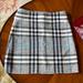 Burberry Skirts | Burberry Wool Blend Tartan Plaid Skirt | Color: Black/Tan | Size: 4