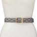 Michael Kors Accessories | Michael Kors Reversible Leather Belt | Color: Black/Gray | Size: M