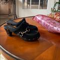 Coach Shoes | Coach Black Suede Clogs | Color: Black | Size: 6