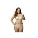 Plus Size Women's Cotton Nursing Soft Cup Bra by Elila in Nude (Size 36 L)