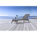 Latitude Run® Eesa 81" Long Reclining Single Chaise Metal in Brown | 13 H x 23 W x 81 D in | Outdoor Furniture | Wayfair