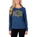 Women's Concepts Sport Navy Indiana Pacers Mainstream Terry Long Sleeve T-Shirt