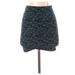 H&M Casual Skirt: Black Print Bottoms - Women's Size 2