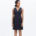 Madewell Dresses | Madewell Leather Inset Ponte Career Dress | Color: Black/Gray | Size: 2