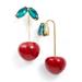 Kate Spade Jewelry | Kate Spade Ma Cherie Cherry Hanger Earrings | Color: Gold/Red | Size: Os