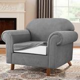 CHUN YI DIY High Density Indoor Seat Cushion Foam Pad in Gray/Blue | 3 H in | Outdoor Furniture | Wayfair CYZDH3W241