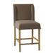 Fairfield Chair Dora Counter & Bar Stool Wood/Upholstered in Gray/Brown | 46 H x 20.5 W x 25 D in | Wayfair 6018-07_8794 70_Hazelnut