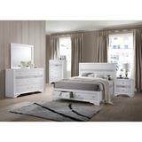 House of Hampton® Smartt Platform 5 Piece Bedroom Set Wood in White | California King | Wayfair F2BAD32D488143F68D15FD508A3DE517