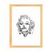 East Urban Home Marilyn Monroe by Octavian Mielu - Painting Print Paper in Gray | 24 H x 16 W x 1 D in | Wayfair B56D2E5E95AD4D33B151CC01D3214D0D