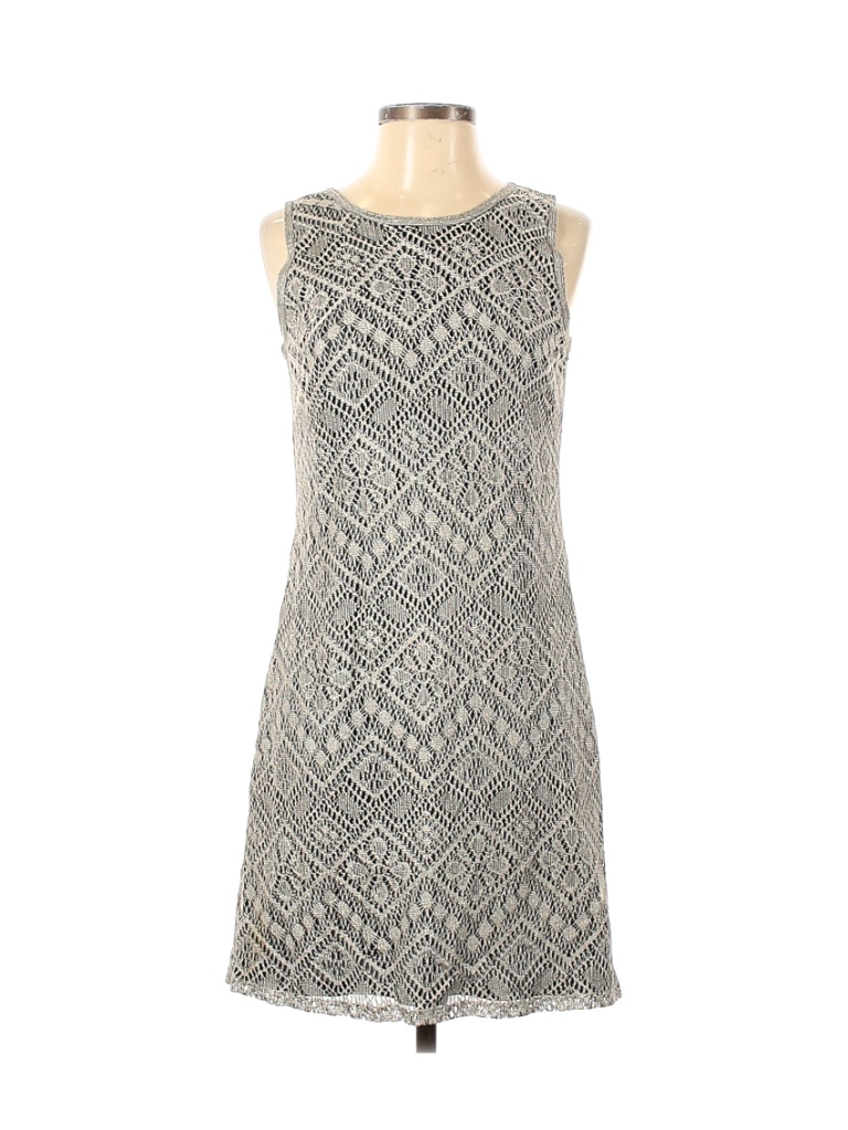 Assorted Brands Casual Dress - A-Line: Gray Dresses - Used - Size 4