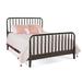 Birch Lane™ Alleghany Solid Wood Low Profile Standard Bed Wood in Gray/Black | 52 H x 81 W in | Wayfair 7ED2FC5D104F46B49B72B87C314B6C61