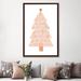 East Urban Home Christmas Tree Painting by Orara Studio - Painting Print Canvas/Metal in Green/Pink | 60 H x 40 W x 1.5 D in | Wayfair