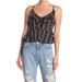 Free People Tops | Free People Love To Love Printed Cami | Color: Black | Size: Xs