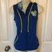Disney Tops | Like New Disney Parks Track/Yoga Vest Size Small | Color: Blue/Yellow | Size: S
