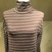 Madewell Sweaters | Madewell Brown/White Striped Women’s Top Sz Large | Color: Brown | Size: L